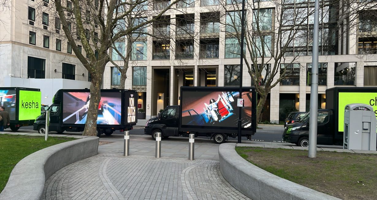 Expert Media's Charli XCX outdoor advertising campaign